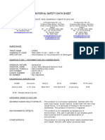 Material Safety Data Sheet: Product and Company Identification