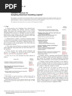 D923 - 07 Standard Practices For Sampling Electrical Insulating Liquids