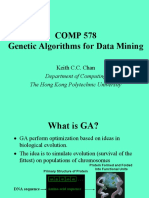 COMP 578 Genetic Algorithms For Data Mining: Department of Computing The Hong Kong Polytechnic University