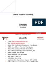 Oracle Exadata Overview