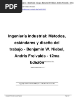 Niebel Y Freivalds Ingenieria Industrial Metodos Estandares Y