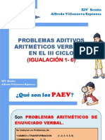 4.- Problemas de Igualación