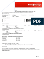 Lion Air Eticket Itinerary / Receipt: Singh/Charan MR