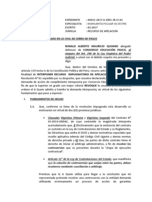 Modelo de Recurso de Agravio Constitucional en Proceso de Cumplimiento |  PDF | Apelación | Constitución