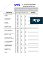 Inspeção completa de veículo e máquinas