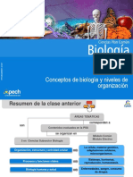 Clase 2 Conceptos de Biología y Niveles de Organización 2015