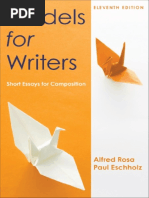 Download Models for Writers Eleventh Edition - Alfred Rosa  Paul Eschholz by angel SN359616385 doc pdf