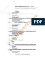 Jntuk Online Examinations-2010 (Mid 1 - DMDW)