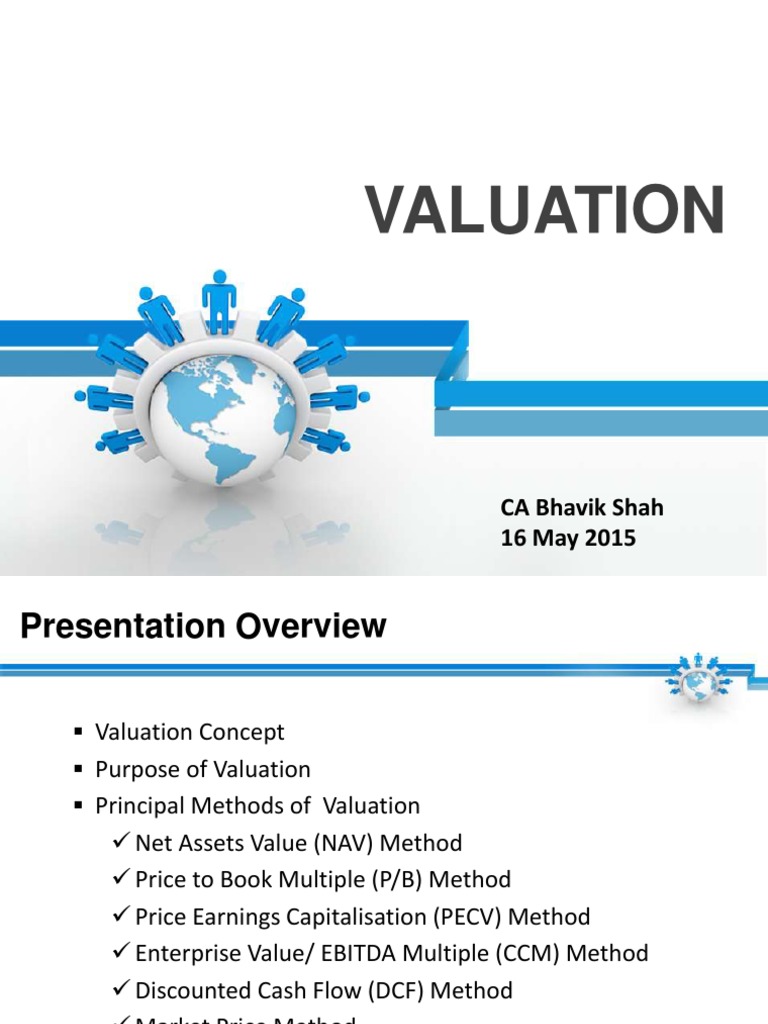 Valuation Final PPT 2015 | PDF | Discounted Cash Flow | Cost Of Capital