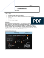 Experiment No:: To Measure Bit Error Rate