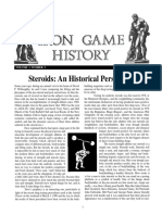 Steroids: An Historical Perspective: Iron Game History