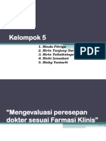 Kelompok 5 Mengevaluasi Peresepan Dokter Sesuai Farmasi Klinis