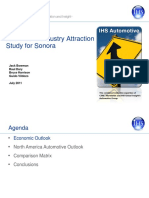 Automotive Industry Attraction Study for Sonora_IHS