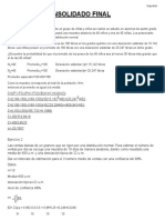 Página de Consolidado Final Estadistica