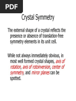 Hexagonal Crystal System Overview | PDF | Crystal Structure | Rotation