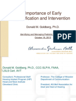 Goldberg-Early Identification and Intervention