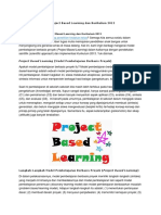 Model Pembelajaran Project Based Learning Dan Kurikulum 2013