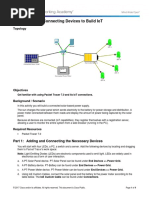 1.2.2.5 Packet Tracer - Connecting Devices to Build IoT