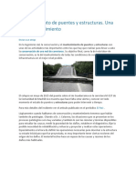 Mantenimiento de Puentes y Estructuras