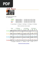 Celloguide Note Chart | PDF