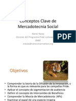 Conceptos Clave de Mercadotecnia Social