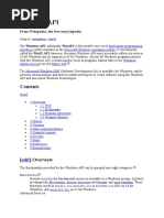 Windows API: From Wikipedia, The Free Encyclopedia