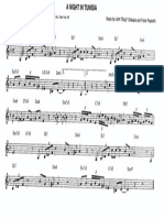 Night in Tunisia Lead Sheet