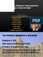 The Taj'S People Philosophy and Star Sysem