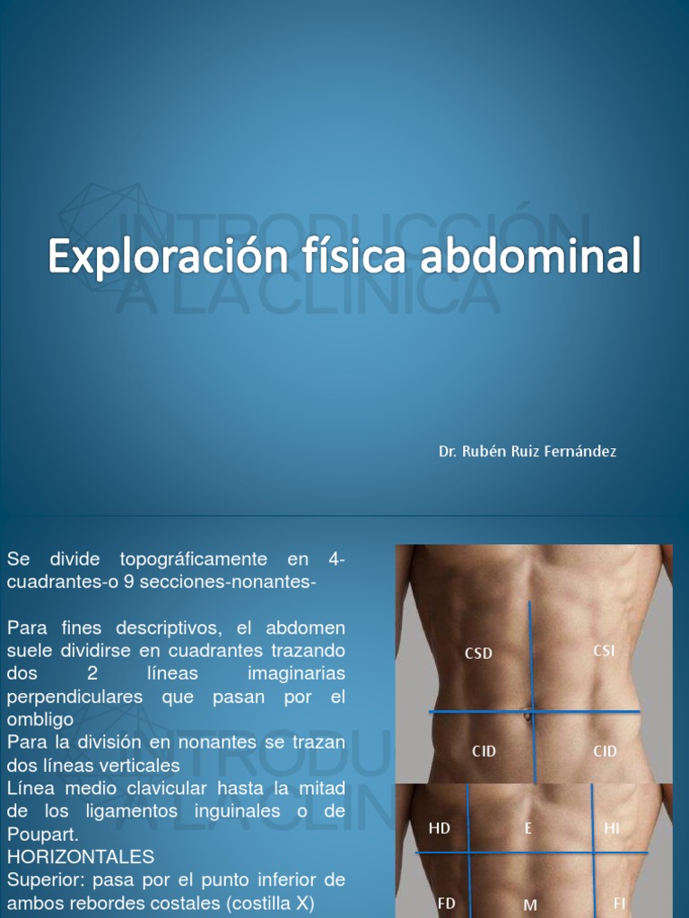 Exploración Física Del Abdomen | Bazo | Abdomen