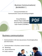 Effective Business Communications Final BUSN20017