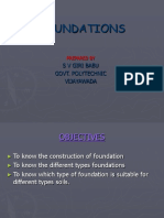 Foundations: S V Giri Babu Govt. Polytechnic Vijayawada