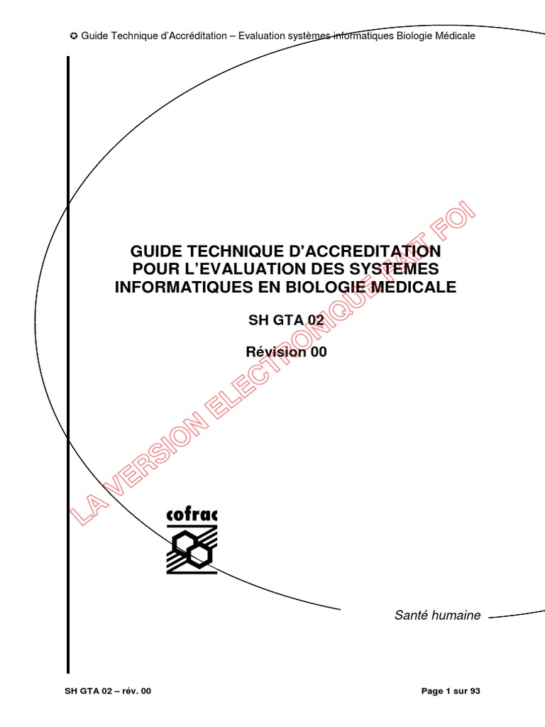 Cofrac SH Gta 02 | PDF | Management de la qualité | Informatique
