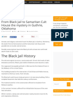 From Black Jail to Samaritan Cult House the Mystery in Guthrie, Oklahoma