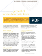 Management of Acute Rheumatic Fever