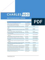 Charles Ngo Reading List