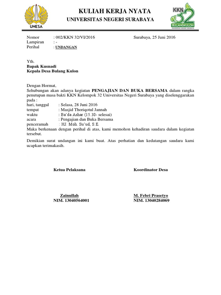 60 Contoh Undangan Pengajian Desa Gratis Terbaru