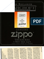 The Exclusive Barcroft Zippo Brochure