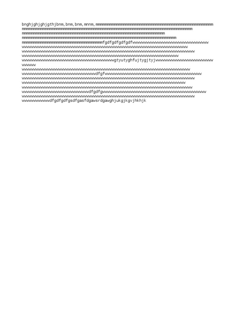 Qwerty U I Op 09876543231 | PDF
