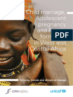 Child Mariage Adolescent Pregnancy and Family Formation