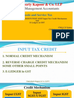 Section- 49 – CGST, SGST/UTGST, IGST Input Tax Credit Mechanism