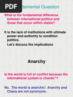Anarchy and the Security Dilemma