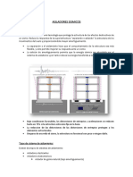 AISLADORES SÍSMICOS DEFINICIÓN Y TIPOS