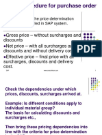 Pricing Procedure For Purchase Order