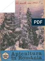 Apicultura in Romania 1985 nr1 Ianuarie PDF