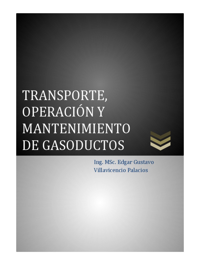Transporte y Mantenimiento de Gasoductos | PDF | Gas natural licuado ...
