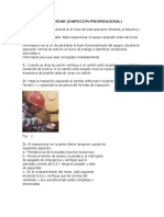 INSPECCION PRELIMINAR (Preoperacional)