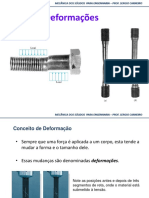 Deformações e Relações Tensão-Deformação PDF