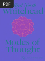 Alfred North Whitehead Modes of Thought 2