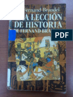 Una Leccion de Historia Fernand Braudel PDF