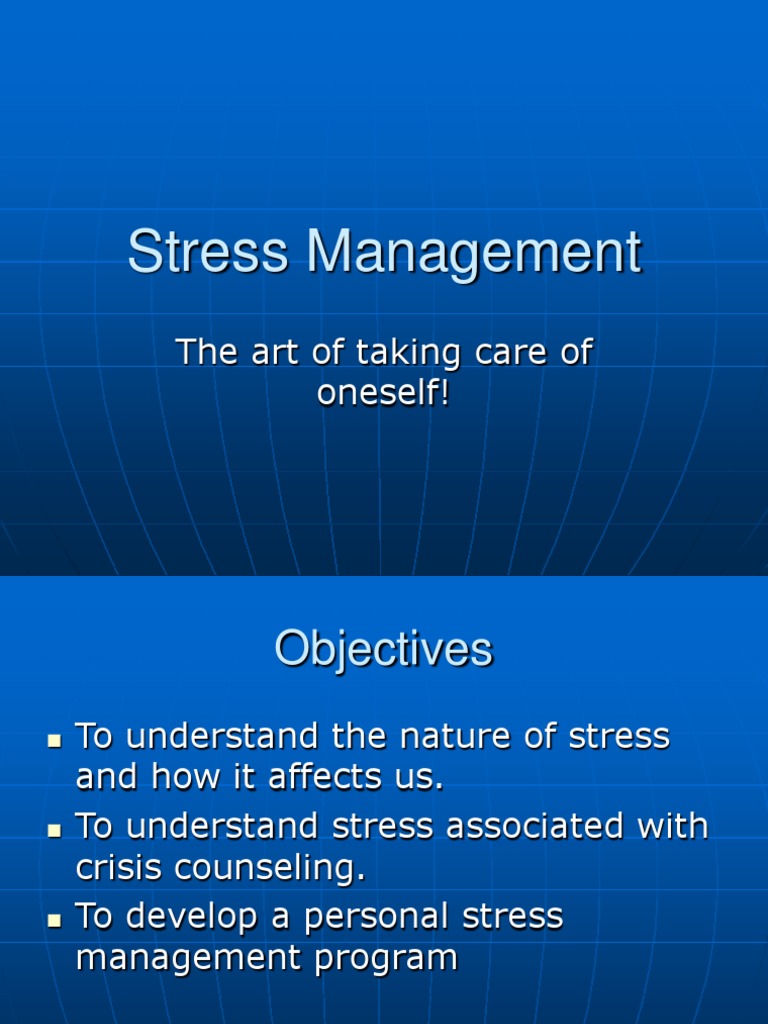 presentations on stress management